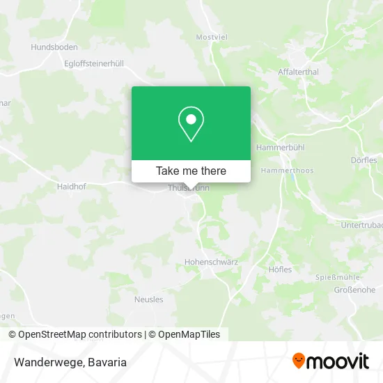 Карта Wanderwege