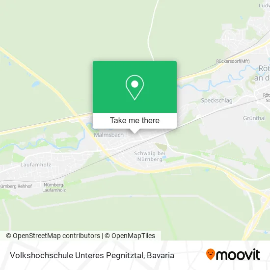 Карта Volkshochschule Unteres Pegnitztal