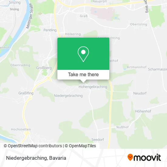Карта Niedergebraching