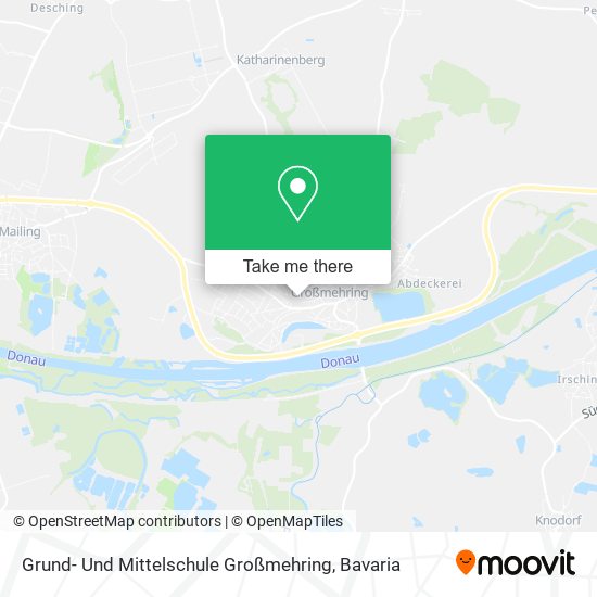 Карта Grund- Und Mittelschule Großmehring