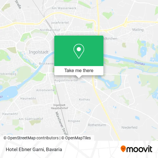 Карта Hotel Ebner Garni