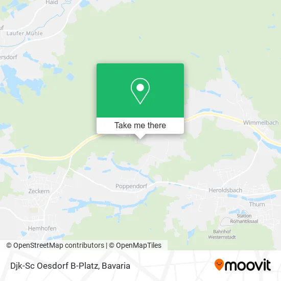 Карта Djk-Sc Oesdorf B-Platz