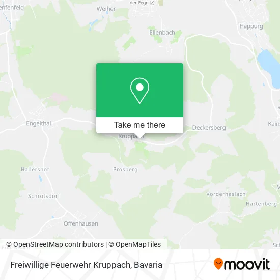 Карта Freiwillige Feuerwehr Kruppach