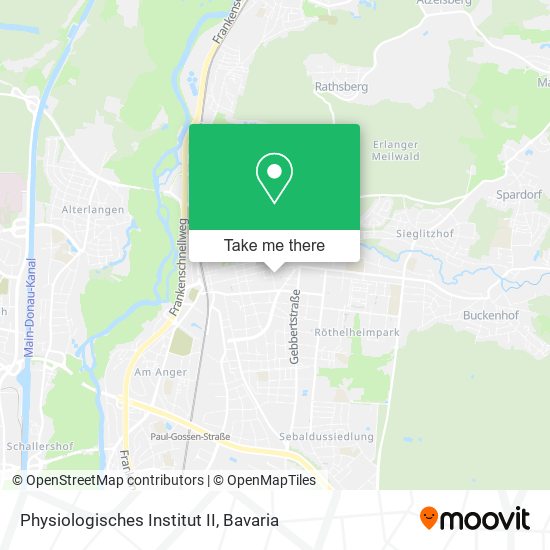 Physiologisches Institut II map