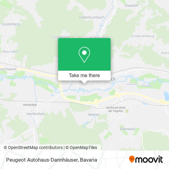 Peugeot Autohaus-Dannhäuser map