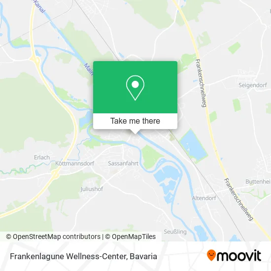 Карта Frankenlagune Wellness-Center