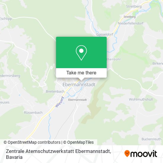 Zentrale Atemschutzwerkstatt Ebermannstadt map