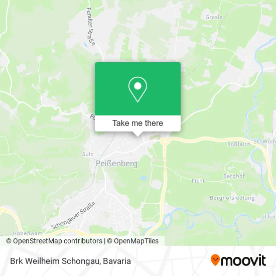 Карта Brk Weilheim Schongau