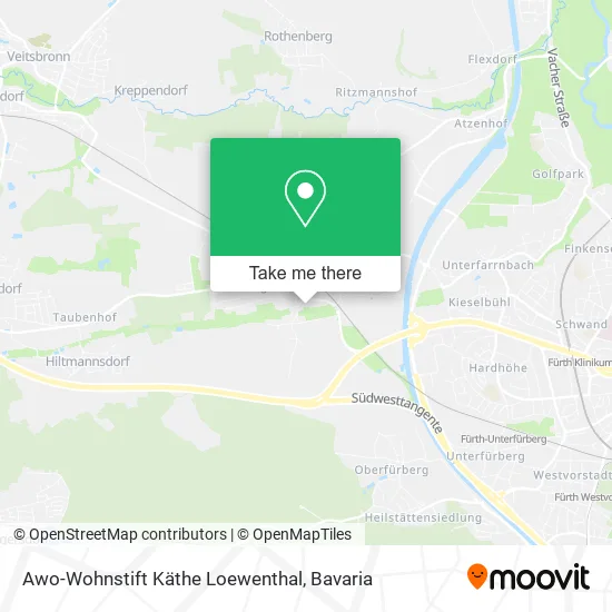 Карта Awo-Wohnstift Käthe Loewenthal