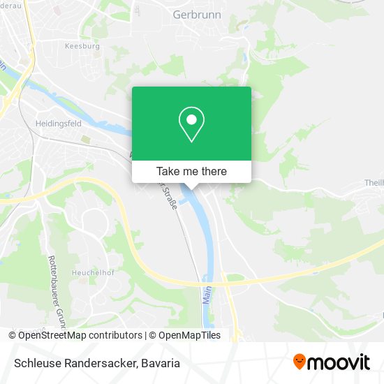 Карта Schleuse Randersacker