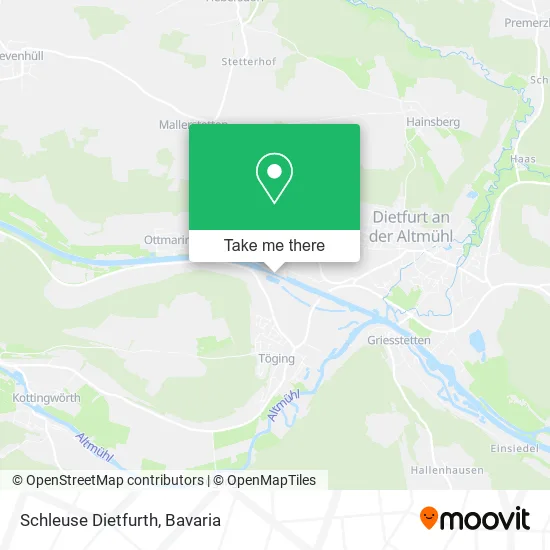 Карта Schleuse Dietfurth
