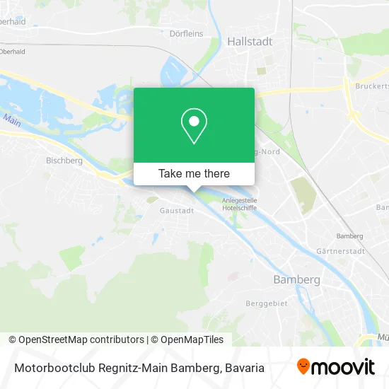 Карта Motorbootclub Regnitz-Main Bamberg