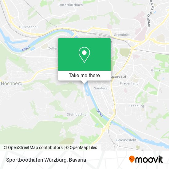 Sportboothafen Würzburg map