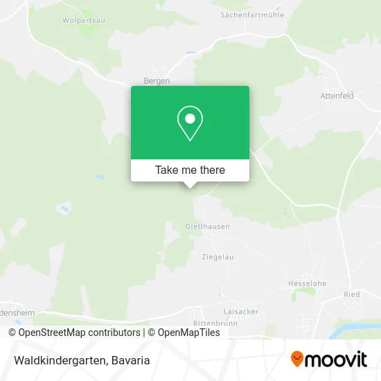 Waldkindergarten map