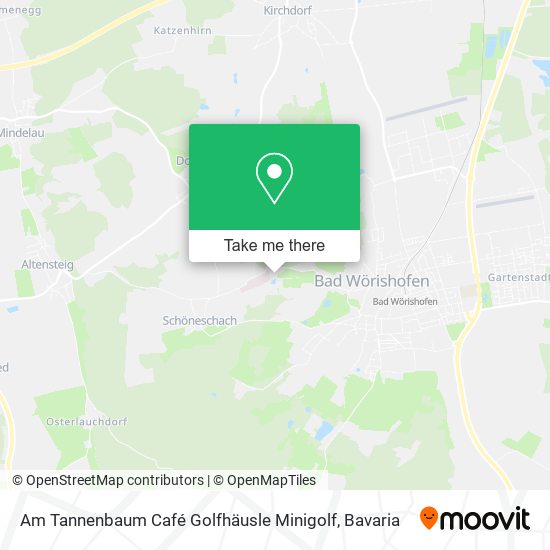Карта Am Tannenbaum Café Golfhäusle Minigolf