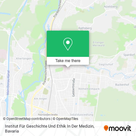 Institut Für Geschichte Und Ethik In Der Medizin map