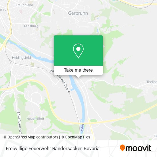 Freiwillige Feuerwehr Randersacker map