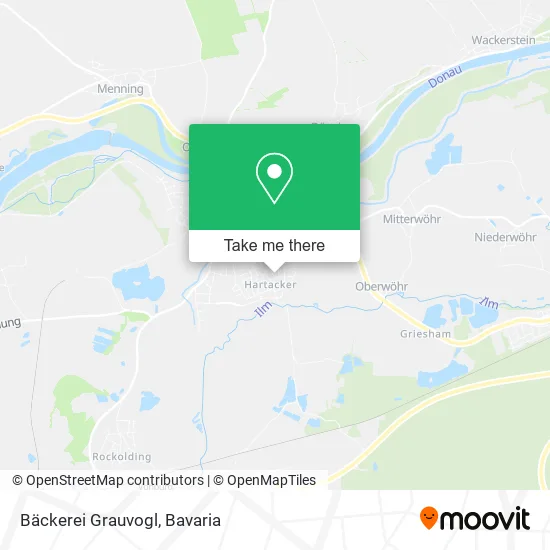 Карта Bäckerei Grauvogl