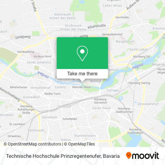 Technische Hochschule Prinzregentenufer map