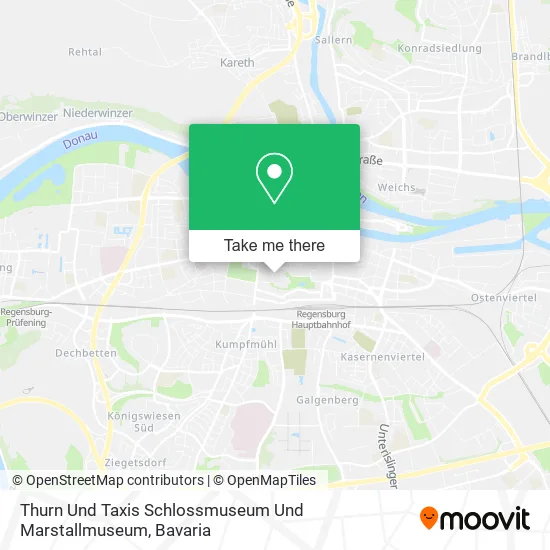 Карта Thurn Und Taxis Schlossmuseum Und Marstallmuseum