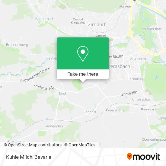 Карта Kuhle Milch