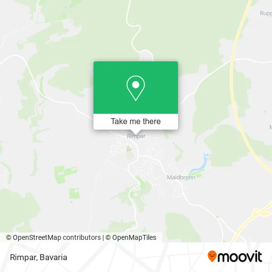 Карта Rimpar
