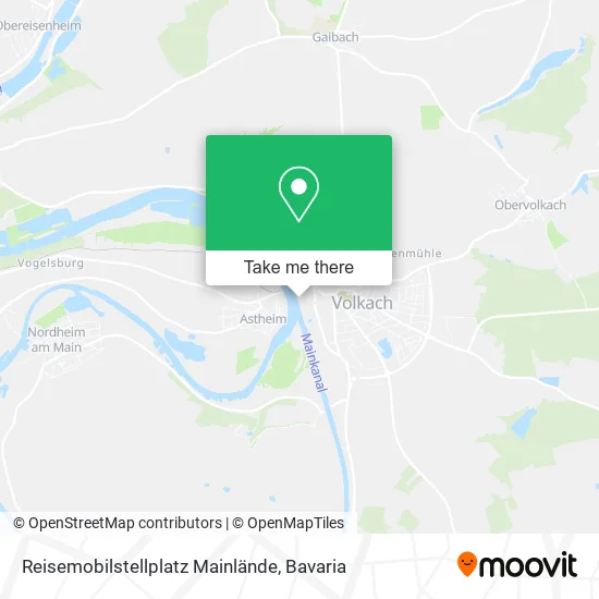 Карта Reisemobilstellplatz Mainlände