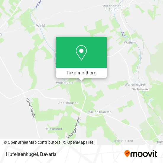 Карта Hufeisenkugel