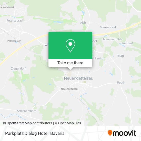 Parkplatz Dialog Hotel map