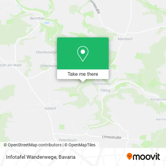 Карта Infotafel Wanderwege