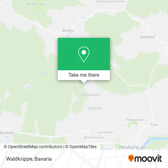 Карта Waldkrippe