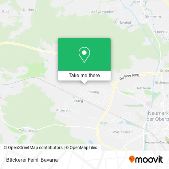 Карта Bäckerei Feihl