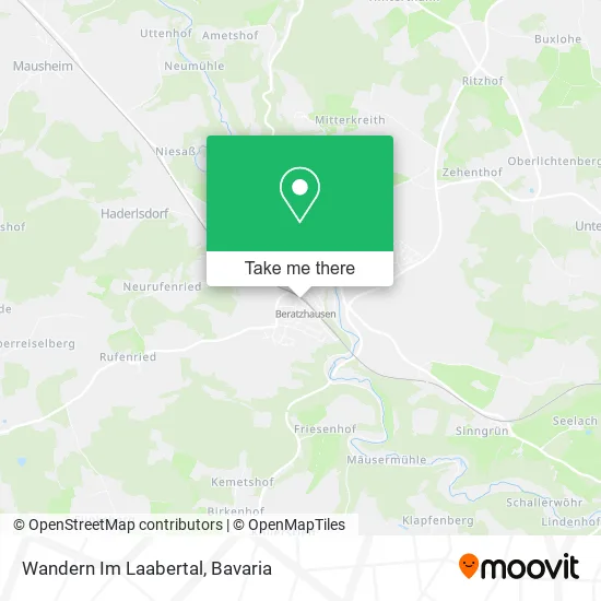 Карта Wandern Im Laabertal