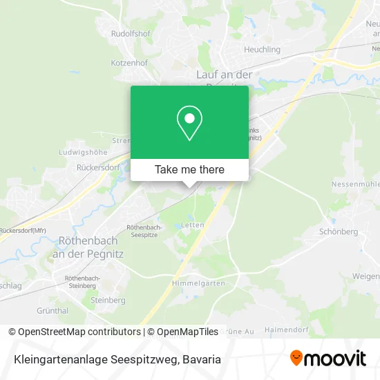 Карта Kleingartenanlage Seespitzweg