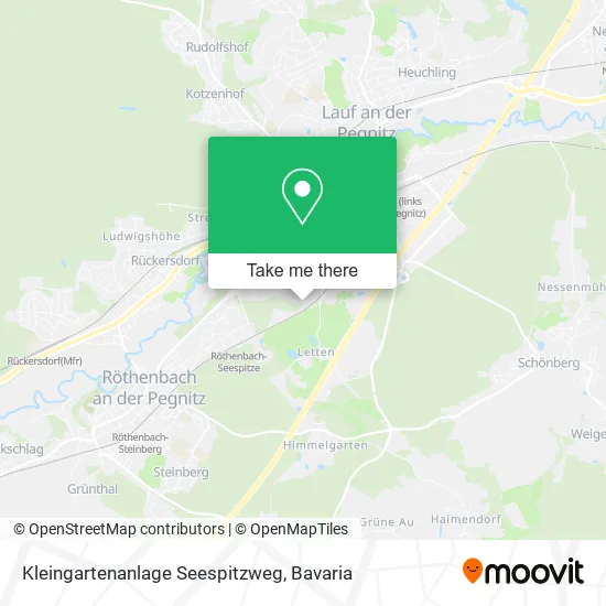 Карта Kleingartenanlage Seespitzweg