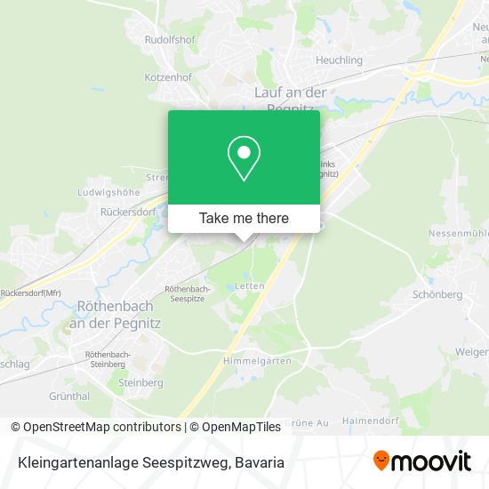 Kleingartenanlage Seespitzweg map