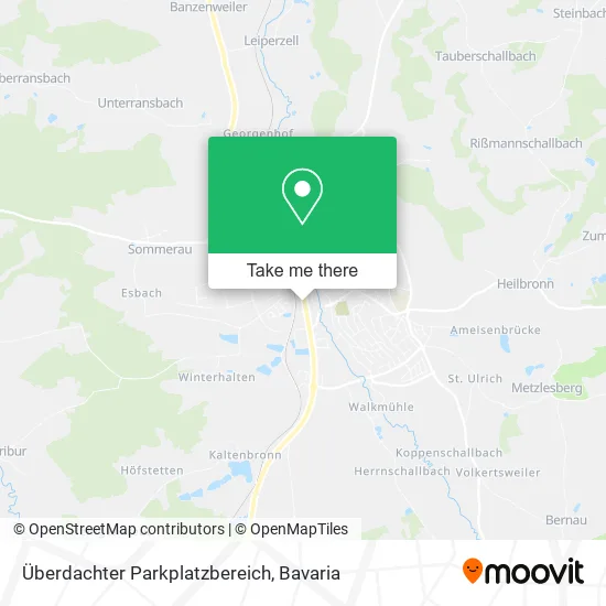 Карта Überdachter Parkplatzbereich