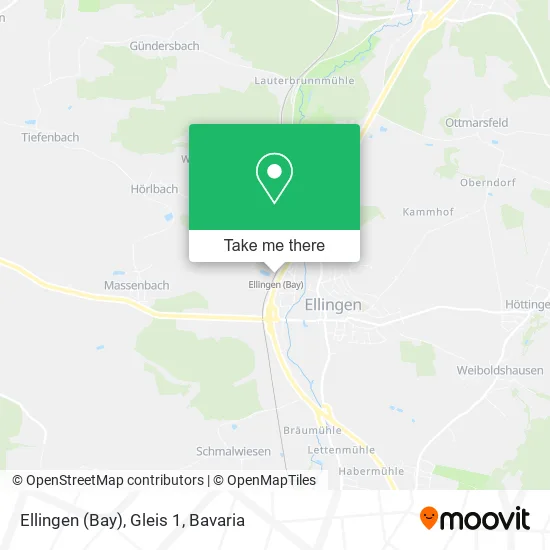 Карта Ellingen (Bay), Gleis 1