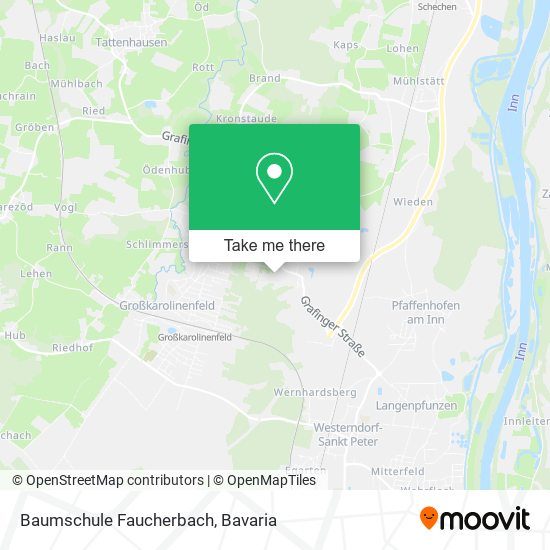 Baumschule Faucherbach map