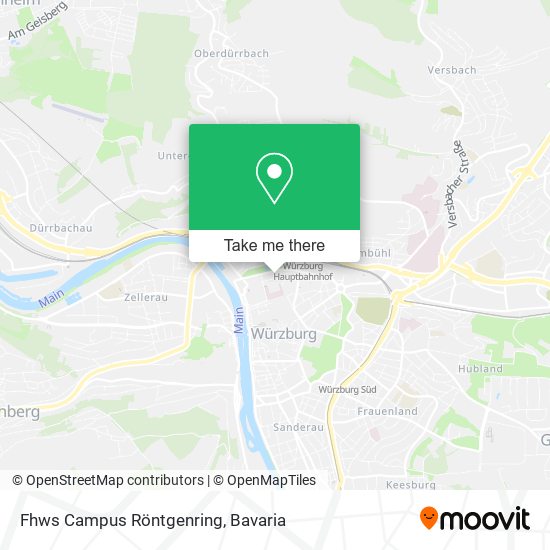 Fhws Campus Röntgenring map