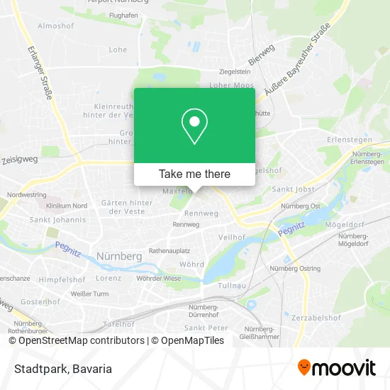 Карта Stadtpark