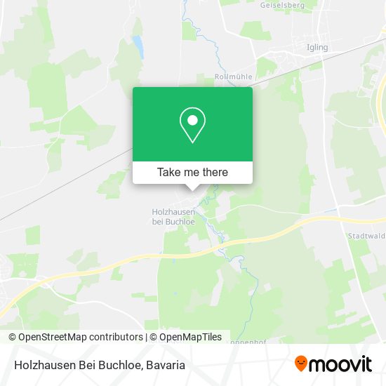 Holzhausen Bei Buchloe map