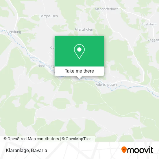 Карта Kläranlage