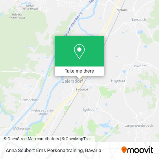 Anna Seubert Ems Personaltraining map