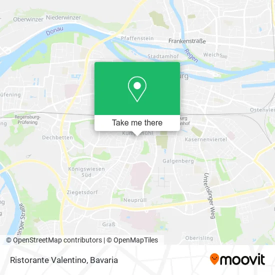 Карта Ristorante Valentino