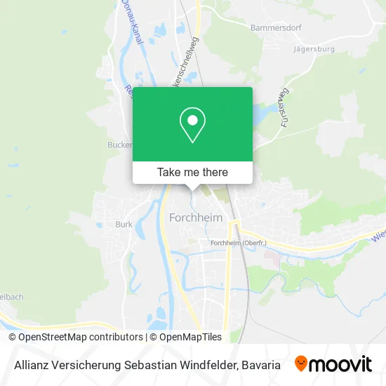 Карта Allianz Versicherung Sebastian Windfelder