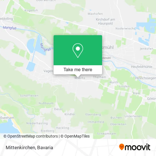 Карта Mittenkirchen