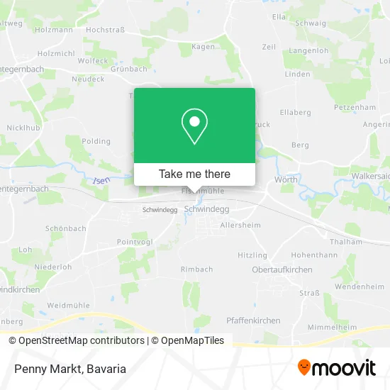 Карта Penny Markt