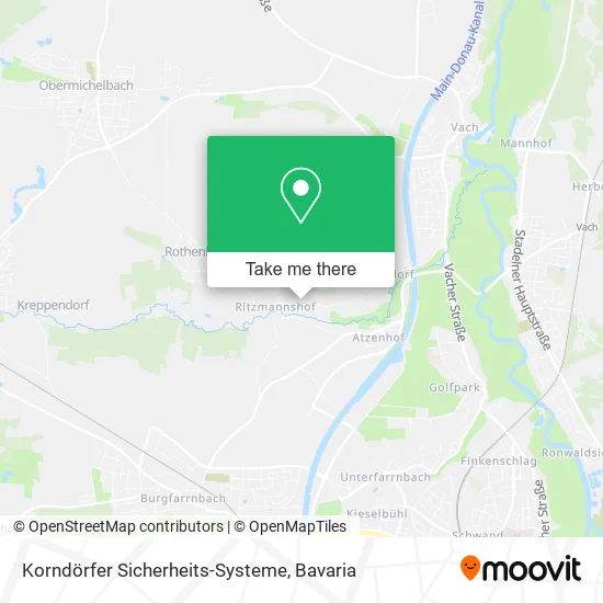 Карта Korndörfer Sicherheits-Systeme