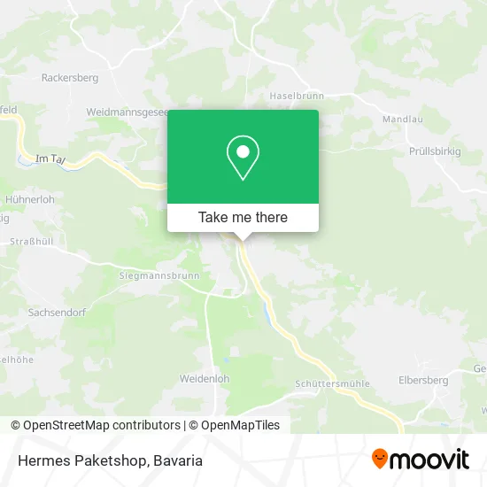 Карта Hermes Paketshop